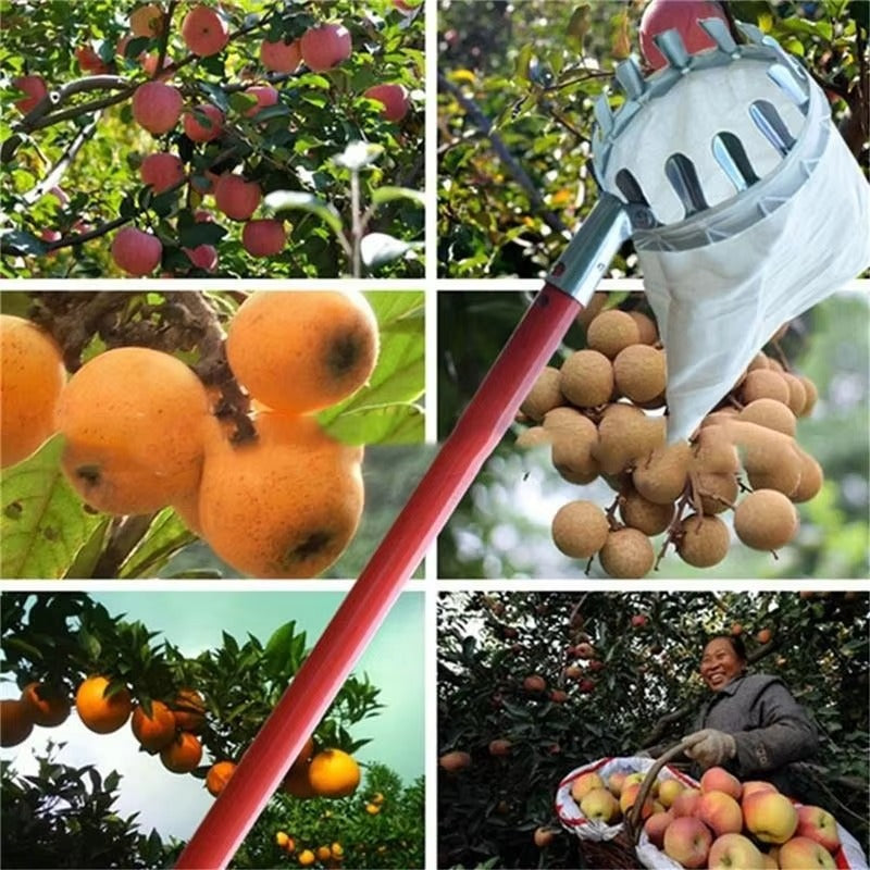 SIMOLIA® Fruit Picker with Long Extension Pole & Catching Bag